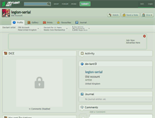 Tablet Screenshot of legion-serial.deviantart.com