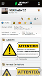 Mobile Screenshot of n00binatorcz.deviantart.com