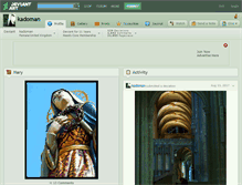 Tablet Screenshot of kadoman.deviantart.com