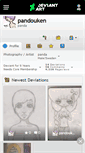 Mobile Screenshot of pandouken.deviantart.com