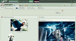 Desktop Screenshot of lolainprogress.deviantart.com