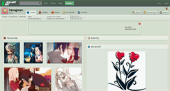 Desktop Screenshot of hanagreen.deviantart.com