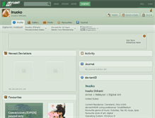 Tablet Screenshot of inuoko.deviantart.com