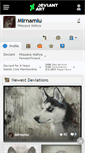 Mobile Screenshot of mirnamiu.deviantart.com