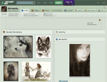 Tablet Screenshot of mirnamiu.deviantart.com