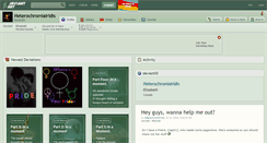 Desktop Screenshot of heterochromiairidis.deviantart.com