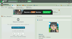 Desktop Screenshot of malnorm.deviantart.com