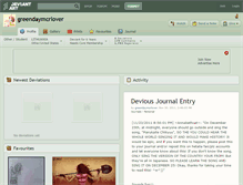 Tablet Screenshot of greendaymcrlover.deviantart.com