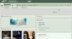 Desktop Screenshot of blo0wm0on.deviantart.com
