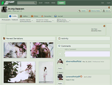 Tablet Screenshot of in-my-heaven.deviantart.com