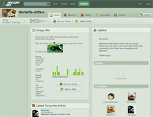 Tablet Screenshot of deviants-unite.deviantart.com