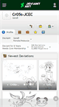 Mobile Screenshot of cr05s-jcec.deviantart.com