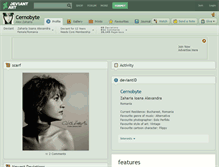 Tablet Screenshot of cernobyte.deviantart.com