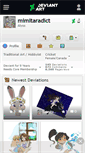 Mobile Screenshot of mimitaradict.deviantart.com