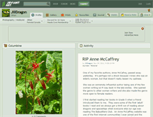 Tablet Screenshot of jilldragon.deviantart.com