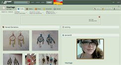 Desktop Screenshot of heartage.deviantart.com
