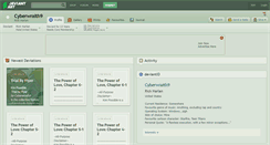 Desktop Screenshot of cyberwraith9.deviantart.com