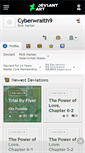 Mobile Screenshot of cyberwraith9.deviantart.com