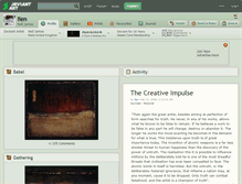 Tablet Screenshot of lien.deviantart.com