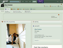 Tablet Screenshot of miss-sneeze.deviantart.com