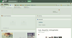 Desktop Screenshot of indebox.deviantart.com
