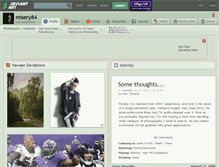 Tablet Screenshot of misery84.deviantart.com