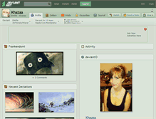 Tablet Screenshot of khazaa.deviantart.com