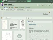 Tablet Screenshot of bastet-ammut.deviantart.com
