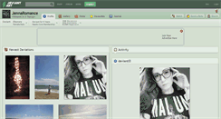 Desktop Screenshot of jennaromance.deviantart.com
