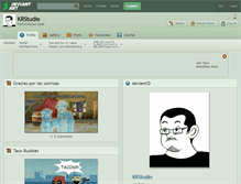 Tablet Screenshot of krstudio.deviantart.com