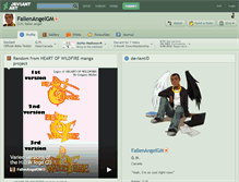 Tablet Screenshot of fallenangelgm.deviantart.com