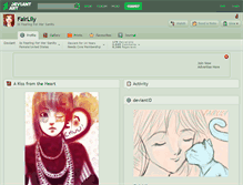 Tablet Screenshot of fairlily.deviantart.com