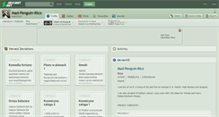 Desktop Screenshot of mad-penguin-rico.deviantart.com