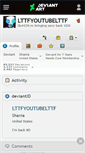 Mobile Screenshot of lttfyoutubelttf.deviantart.com