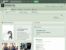 Tablet Screenshot of dgrayman-yaoi.deviantart.com