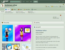 Tablet Screenshot of gentleman-arthur.deviantart.com