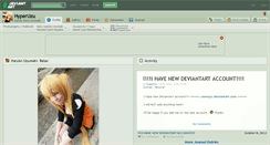 Desktop Screenshot of hyperuzu.deviantart.com