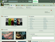 Tablet Screenshot of mrkvadlo.deviantart.com