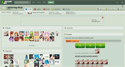 Desktop Screenshot of lightening-ninja.deviantart.com