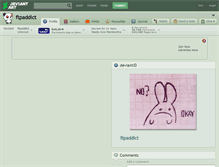 Tablet Screenshot of ftpaddict.deviantart.com