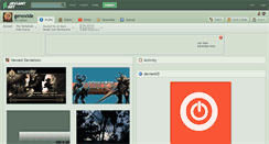 Desktop Screenshot of genoxide.deviantart.com