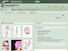 Tablet Screenshot of octava-espada-love.deviantart.com