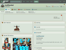 Tablet Screenshot of multifaceted.deviantart.com