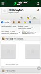 Mobile Screenshot of chriscayton.deviantart.com