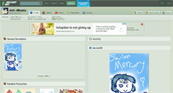 Desktop Screenshot of ami--mizuno.deviantart.com