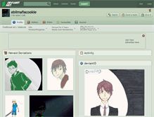 Tablet Screenshot of ebilmafiacookie.deviantart.com