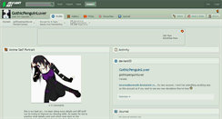 Desktop Screenshot of gothicpenguinluver.deviantart.com
