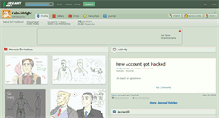 Desktop Screenshot of cain-wright.deviantart.com
