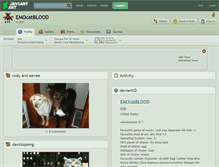 Tablet Screenshot of emocatblood.deviantart.com