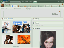 Tablet Screenshot of paulaml.deviantart.com